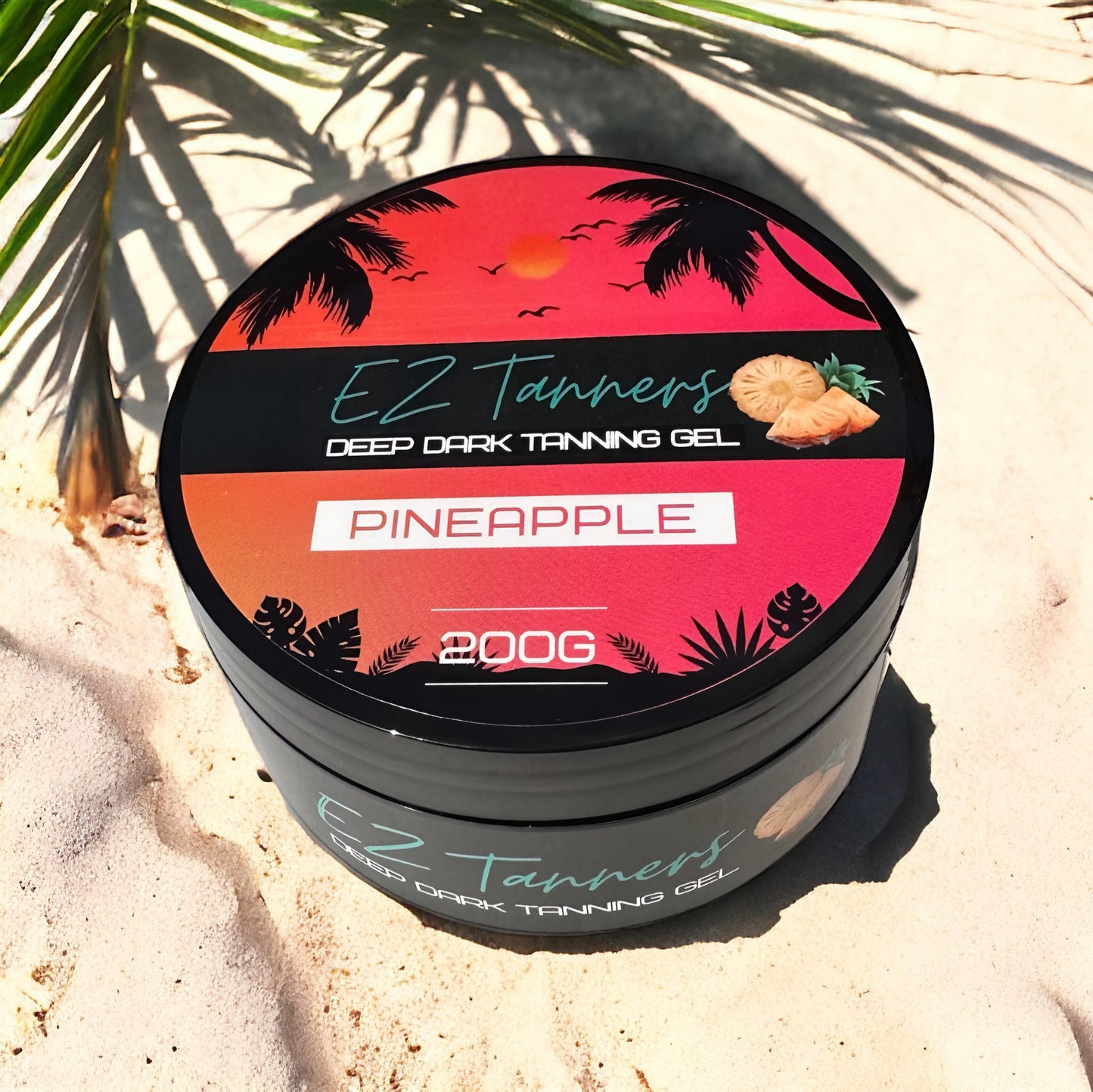 EZ Tanners - Deep Dark Tanning Gel - Pineapple - 200g