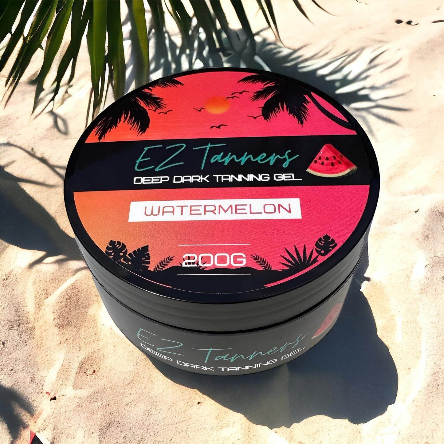 EZ Tanners - Deep Dark Tanning Gel - Watermelon - 200g