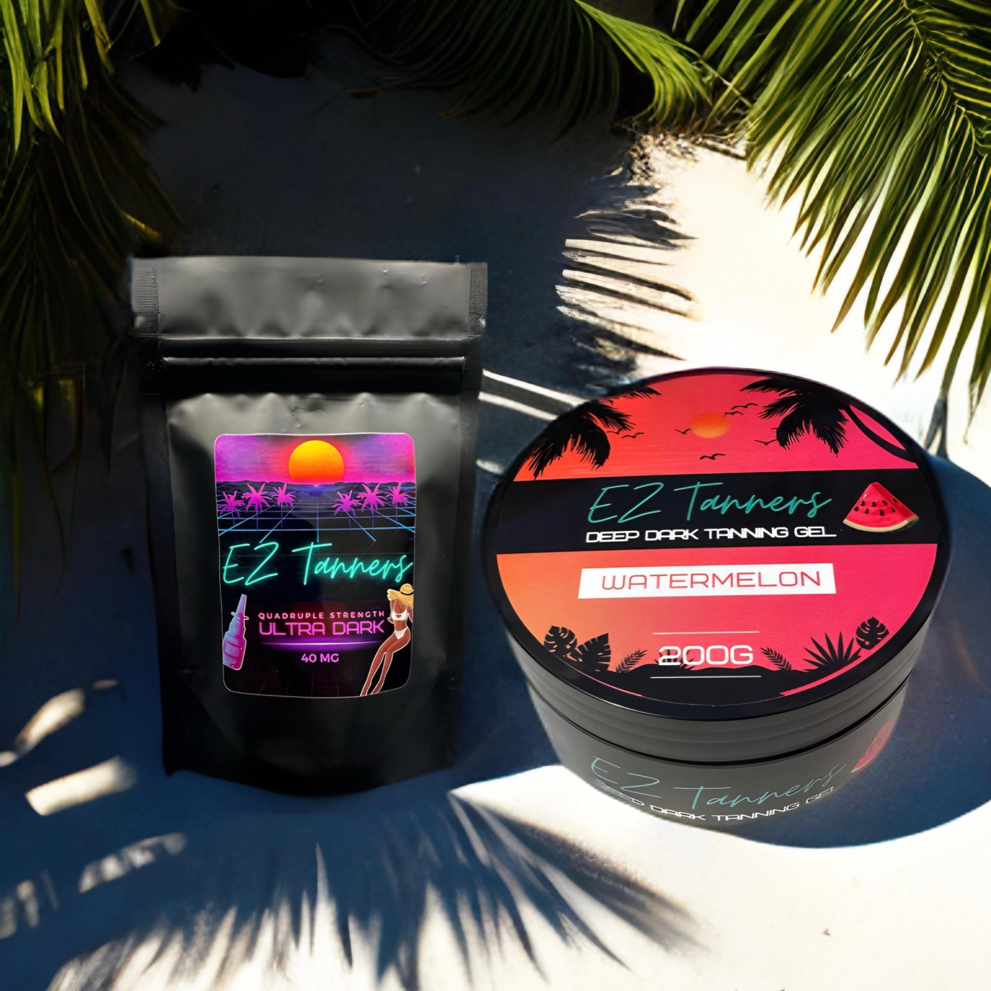 .10ml Ultra Dark Tanning Spray + Deep Dark Tanning Gel - BUNDLE